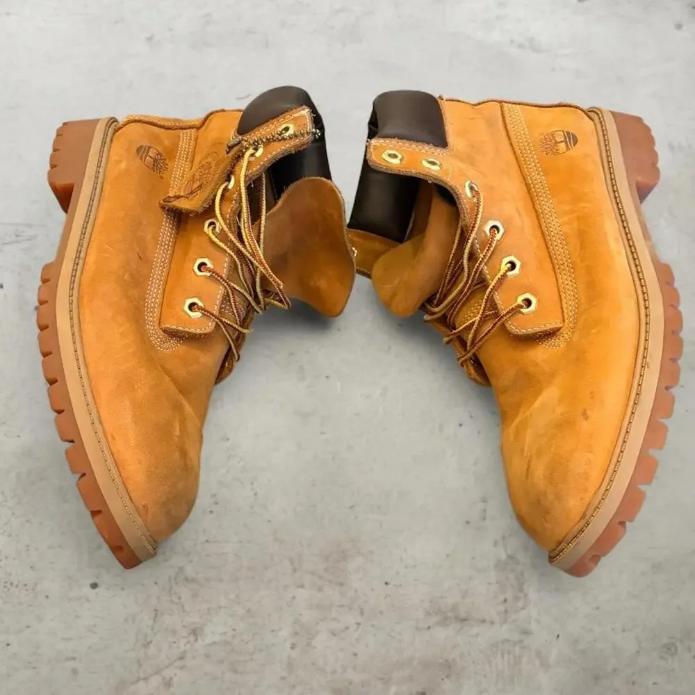 Timberland 6 In. Premium Waterproof Boots Wheat Mens 7 10061
